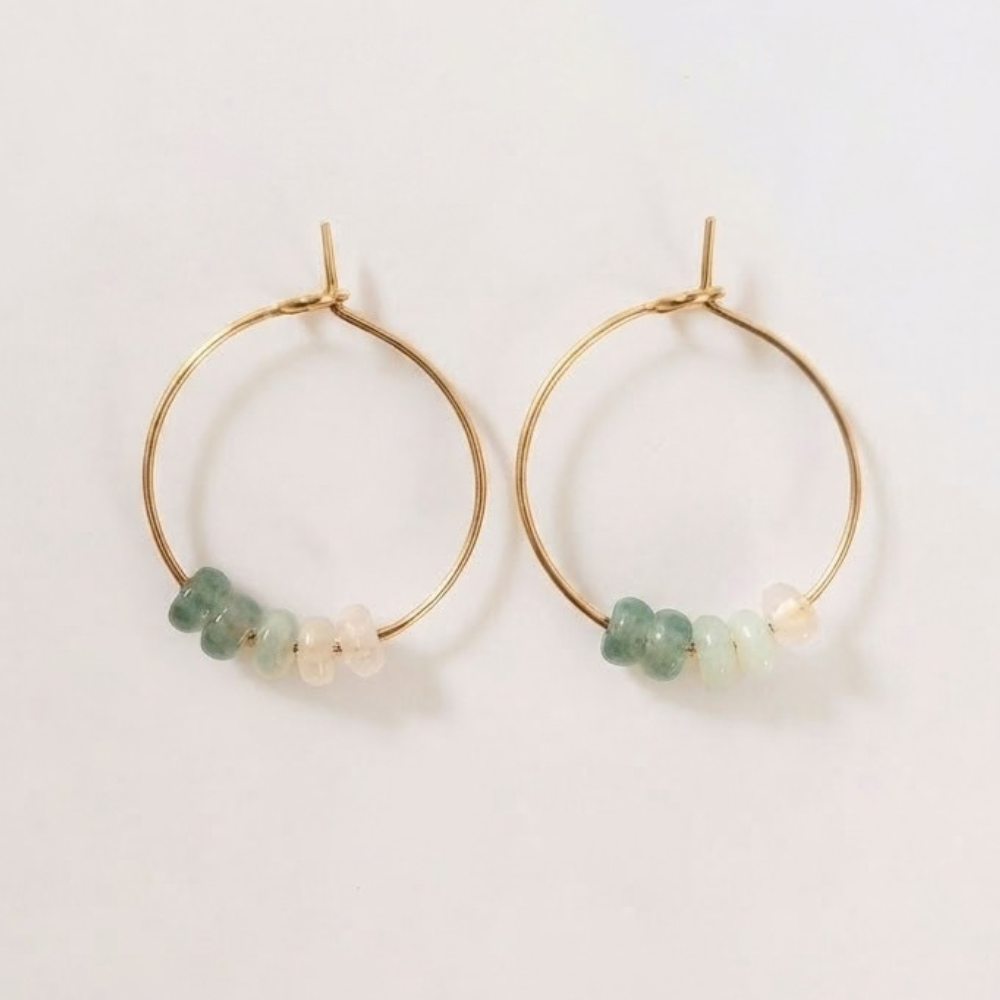 Ohrringe — Jade Mist
